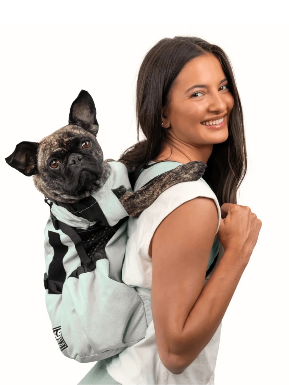 K9 Sport Sack Air 2 | Original Backpack Dog Carrier | Size Small | Light Gray